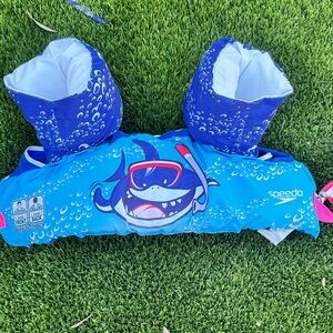 Speedo Blue Shark Design Swim Vest
